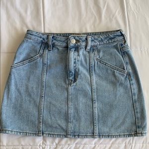 PacSun Light Blue Jean Skirt